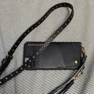 Emma Pebble Leather Crossbody Bandolier